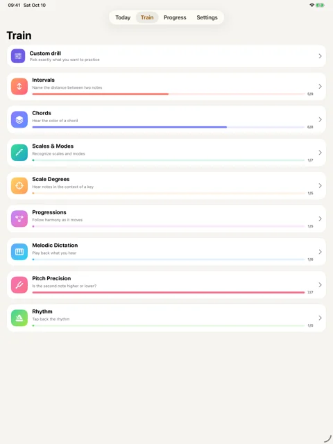 More ways to train · iPad: Explore the rest of the exercise library.
