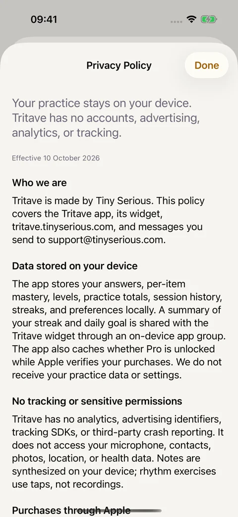 Privacy from the paywall: Read the policy before making a purchase.